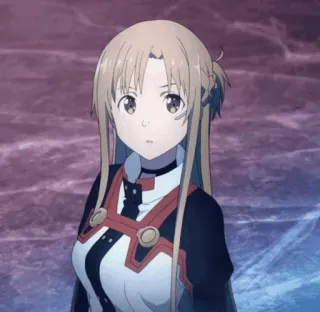 💞 Asuna Sword Art Online anime, sword art online, asuna, character, waifu whatsapp sticker