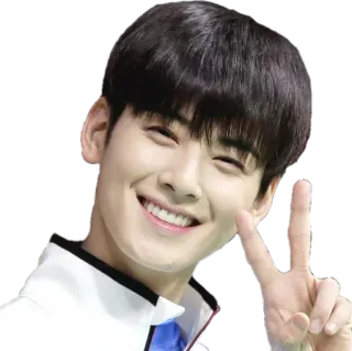✌️ เกาหลี, ยิ้ม, สันติภาพ, มีความสุข, ผู้ชาย, คนดัง, คิดบวก telegram sticker
