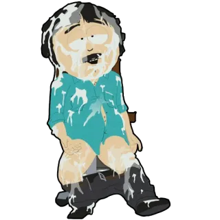 💦 Randy Marsh South Park カートゥーン, ランディ, 隠された, サウスパーク, 面白い telegram sticker