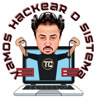 👁️‍🗨️ VAMOS HACKEAR O SISTEMA Hack, Máy tính, Hệ thống, An ninh mạng, Kỹ thuật số, Công nghệ whatsapp sticker