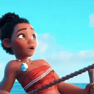 😳 Moana モアナ, ディズニー, アニメ, アニメーション, プリンセス whatsapp sticker