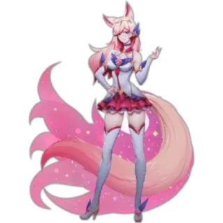 😁 Ahri League of Legends Аниме, Лиса, Девушка, Игра, Лол, Ари telegram sticker