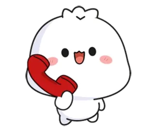 🌟 Мультфильм, Телефон, Милый, Каваий, Общение telegram sticker