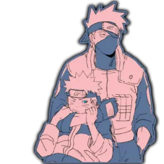 👥 Naruto Uzumaki Naruto 애니메이션, 만화, 나루토, 카카시, 우즈마키 나루토, 만화 telegram sticker