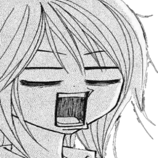 😧 Anime, Mangá, Bocejo, Cansado, Exausto, Desenho animado whatsapp sticker