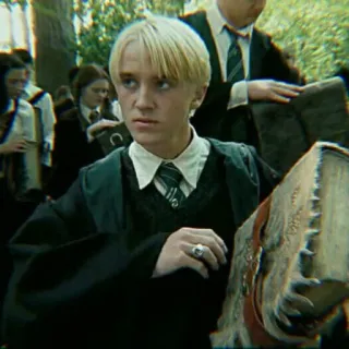 🐍 Draco Malfoy Harry Potter Draco Malfoy, Harry Potter, Schüler, Magie, Zauberer, Buch, Schule whatsapp sticker