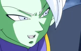 😏 Zamasu Dragon Ball Super Anime, Dragon Ball, Dragon Ball Super, Zamasu, Villano, Fusión telegram sticker