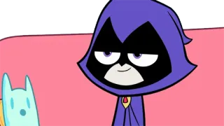 🖤 Raven Teen Titans Go! мультфильм, Teen Titans Go, Рейвен telegram sticker