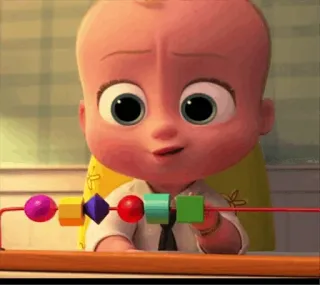 🙂 Boss Baby The Boss Baby em bé, hoạt hình, phim, hài hước, dễ thương whatsapp sticker
