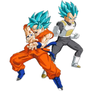 👬 Goku Dragon Ball Goku, Vegeta, Dragon Ball, Anime, Mangá, Super Saiyajin telegram sticker