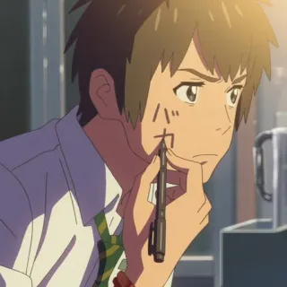 🍣 バカ Animé, Dessin, Écriture, Japonais telegram sticker