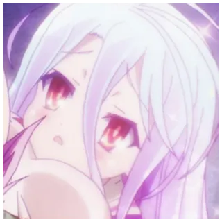🚬 Shiro No Game No Life Anime, Manga, Shiro, No Game No Life, Carino, Kawaii telegram sticker