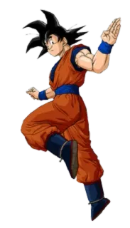 ☁ Goku Dragon Ball goku, dragon ball, anime, manga, personaggio, super saiyan telegram sticker