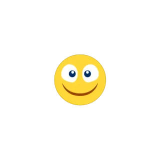 😀 emoji, smile, yellow, happy telegram sticker
