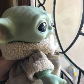 🦎 Grogu @BabyYodaHeadquarters Baby Yoda, Grogu, The Mandalorian, Star Wars, Lindo, Bebé telegram sticker