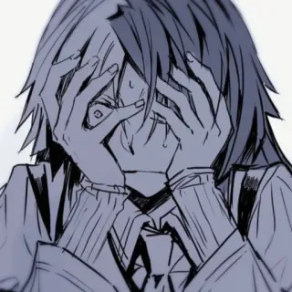 🥀 Anime, Mangá, Triste, Emocional, Desespero telegram sticker