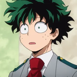 🥦 Izuku Midoriya My Hero Academia anime, My Hero Academia, Izuku Midoriya, deku, manga, cartoon telegram sticker