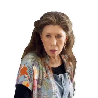👄 Lily Tomlin aktorka, kobieta, celebrytka telegram sticker
