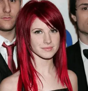 🌀 Hayley Williams เฮลีย์ วิลเลียมส์, Paramore, นักร้อง, ผมแดง, นักดนตรี telegram sticker