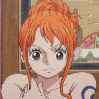 🧡 Nami One Piece Anime, One Piece, Nami, Cartoon, Charakter telegram sticker