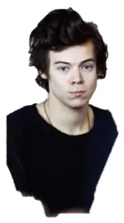 😋 Harry Styles harry styles, singer, one direction, celebrity, portrait, male telegram sticker