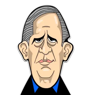 😐 정치인, 남자, 사람, 정치가, 만화 telegram sticker