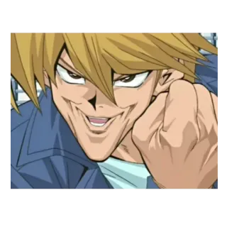 😁 Joey Wheeler Yu-Gi-Oh! anime, cartoon, joey wheeler, yu-gi-oh telegram sticker