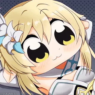 💠 @HAWKS Anime, Manga, Imut, Pirang, Karakter, Mata besar whatsapp sticker