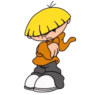 😠 Nigel Uno Codename: Kids Next Door Dibujos animados, Niños, Enojado, Personaje, Serio, Código: KND, Nigel Uno, Número Uno whatsapp sticker