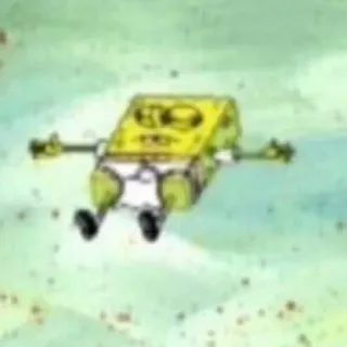 😴 Spongebob Squarepants спанч боб, мультфильм, смешной, малыш, нижнее белье telegram sticker