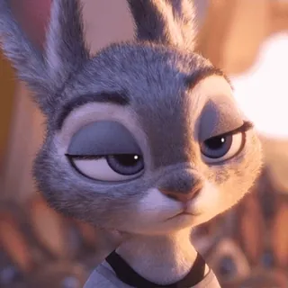 🙅♀️ Judy Hopps Zootopia telegram sticker