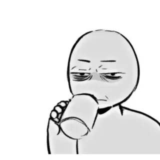 ☺️ пить, скучно, устал, утро, кофе telegram sticker