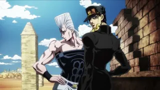 😒 Jotaro Kujo JoJo's Bizarre Adventure anime, manga, jojo, jotaro, polnareff telegram sticker