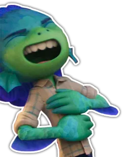 🤣 Luca Disney, Pixar, Animation, Seeungeheuer, Cartoon, Luca telegram sticker