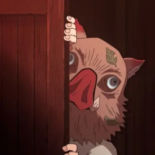 👀 Inosuke Hashibira Demon Slayer Anime, Demon Slayer, Inosuke, Hashibira, Personnage, Manga telegram sticker