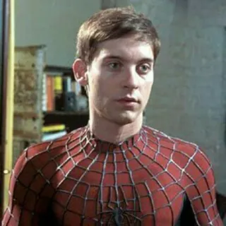 🕷 Spider-Man super-herói, Marvel, Homem-Aranha, Tobey Maguire, Peter Parker whatsapp sticker