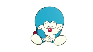 😌 Doraemon doraemon, anime, dessin animé, triste, pleurs, chat bleu, chat robot whatsapp sticker