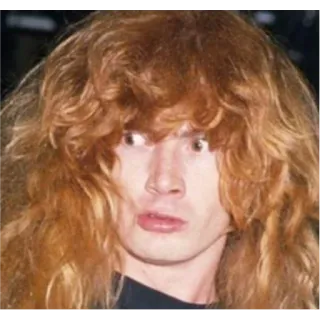 Dave Mustaine telegram stickers