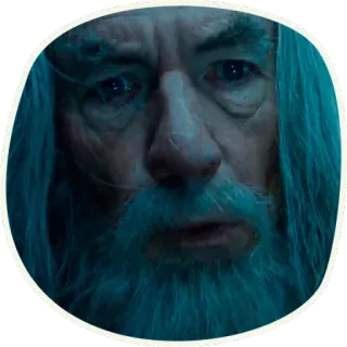 😦 Gandalf Lord of the Rings 마법사, 판타지, 영화, 마법, 중간계 telegram sticker