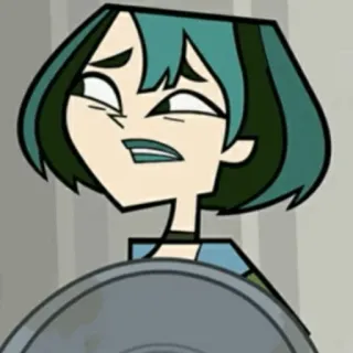 🌿 Gwen Total Drama Kartun, Karakter, Gadis, Remaja, Gwen, Total Drama telegram sticker