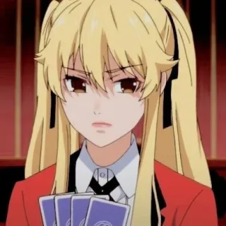 🦮 Mary Saotome Kakegurui Anime, Manga, Juegos de azar, Kakegurui, Mary Saotome telegram sticker