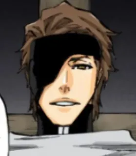 😁 Aizen Sosuke Bleach anime, manga, villain, evil telegram sticker