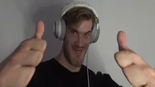 👍 PewDiePie PewDiePie, thumbs up, YouTube, gamer, influencer, online personality telegram sticker