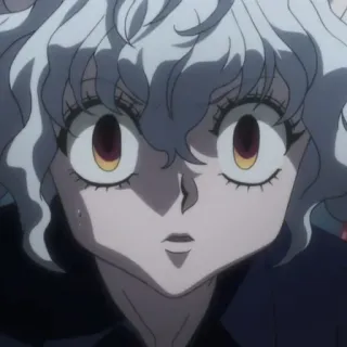 ⚜ Neferpitou Hunter x Hunter Anime, Neferpitou, Hunter x Hunter, Fourmi, Personnage, surpris telegram sticker