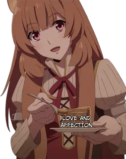 ❤️ LOVE AND AFFECTION anime, affetto, amore, personaggio telegram sticker
