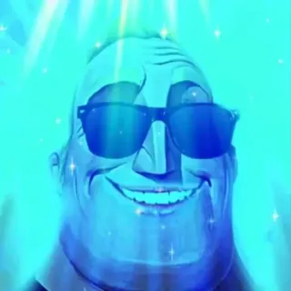 😎 Mr. Incredible The Incredibles Sr. Incrível, Os Incríveis, Disney, Personagem, Desenho animado, Óculos de sol, Feliz whatsapp sticker