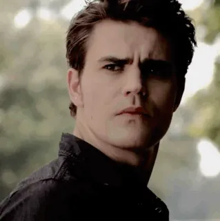 😠 Stefan Salvatore The Vampire Diaries Stefan, Salvatore, Wampir, Pamiętniki wampirów, TVD telegram sticker