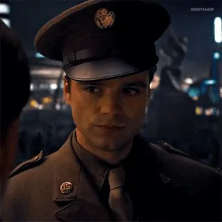 ◾️ Bucky Barnes lính, quân đội, đồng phục, Bucky Barnes, Captain America whatsapp sticker