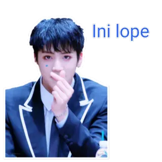 ❤ Ini lope k-pop, koreanisch, Sänger, Schauspieler, Herz, Liebe telegram sticker
