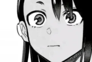 😐 anime, manga, dziewczyna, wyraz twarzy, twarz telegram sticker